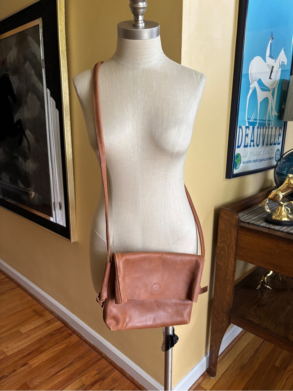 genuine leather able crossbody bag
